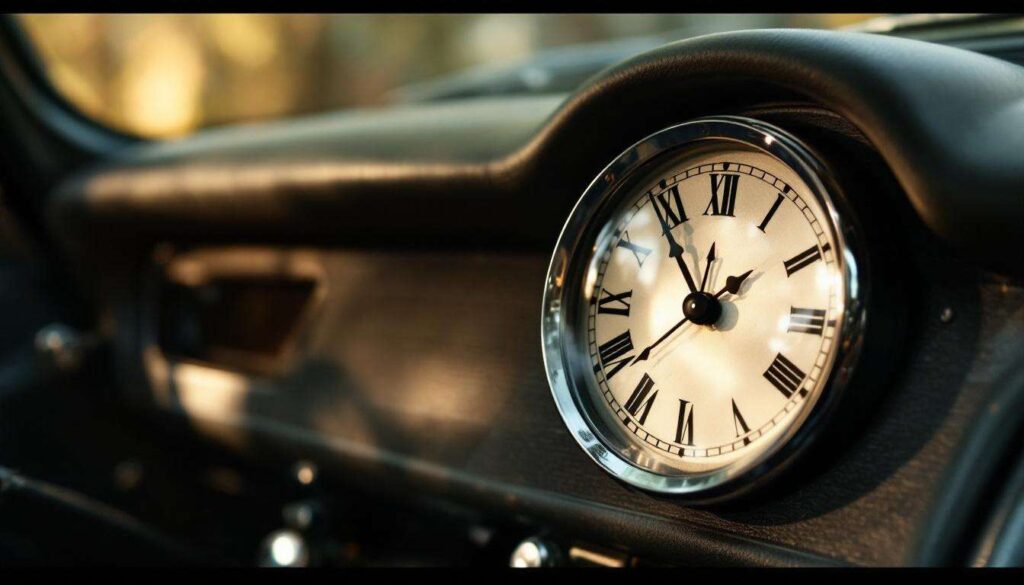 These Cars Still Use Analog Clocks