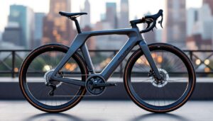 A repairable road bike with technology that uses no fasteners or adhesives